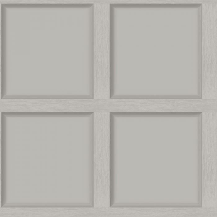 Luxury Wood Panel Wallpaper Warm Grey - Shaker Panel 