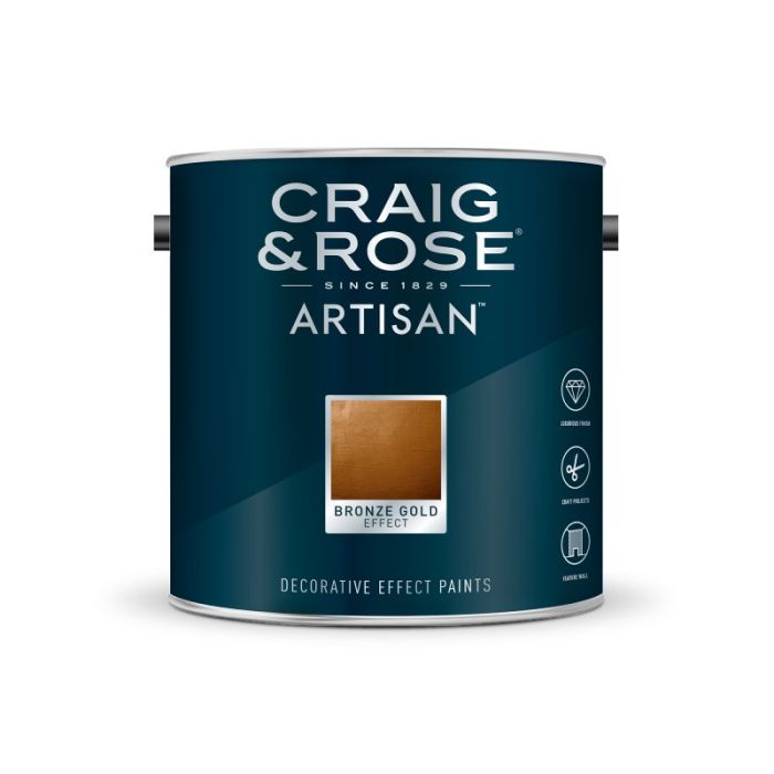 Craig & Rose Artisan Gold Effect Paint - Bronze Gold