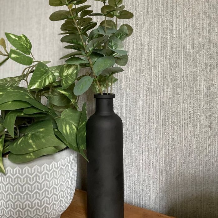Ravenna Weave Textured Grey Wallpaper