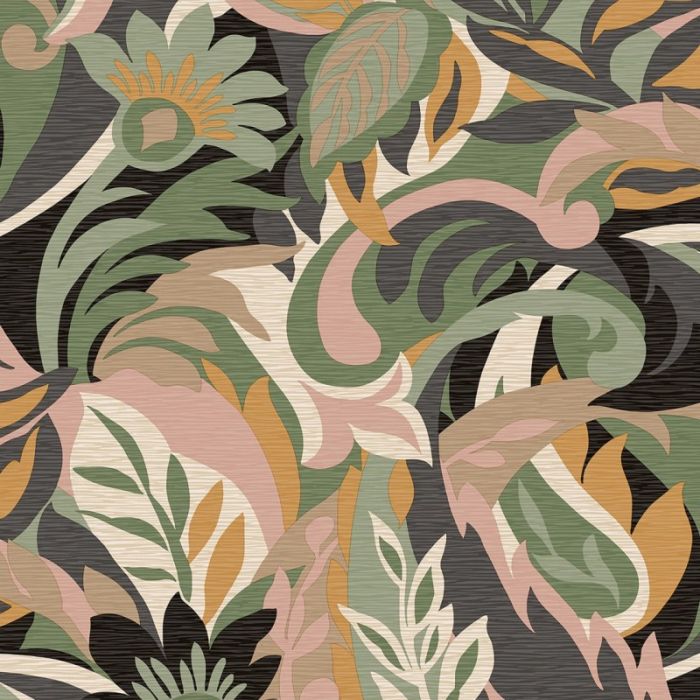Casa Floral Botanical Blush Wallpaper