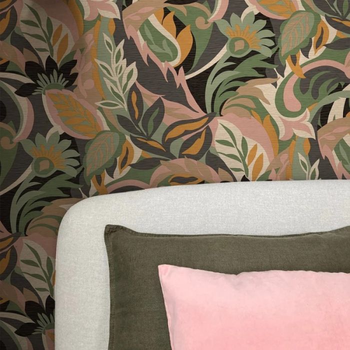 Casa Floral Botanical Blush Wallpaper