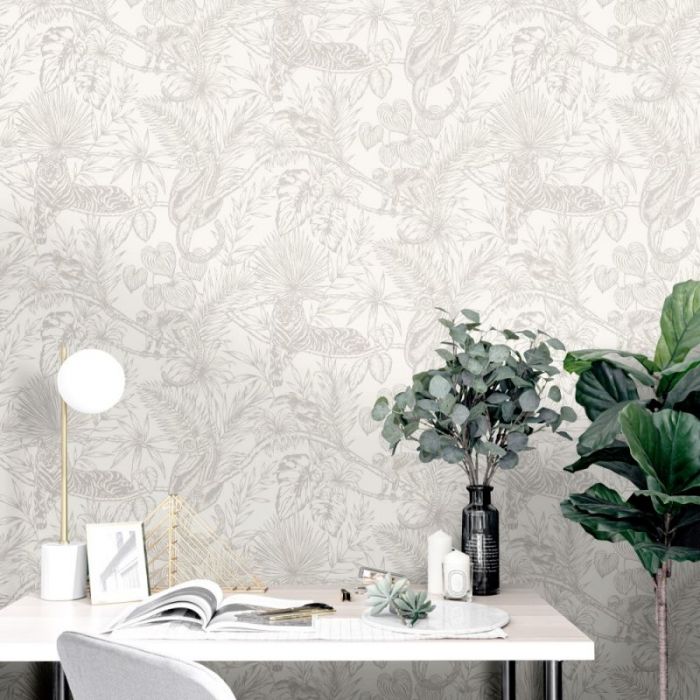Sumatran Wallpaper Dove/Silver