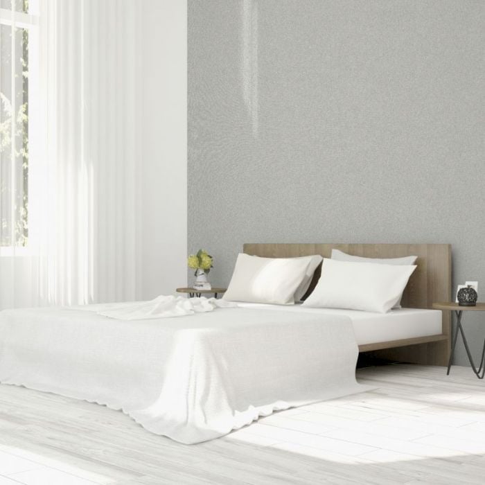 Linen Texture Wallpaper Light Grey I ArtHouse I Decorating Centre Online