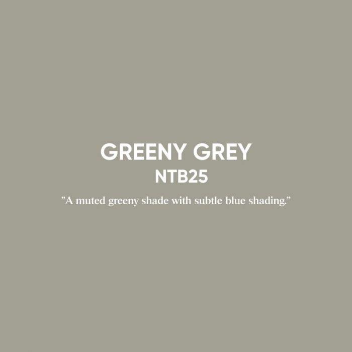 Johnstone's Trade Acrylic Durable Eggshell - Designer Colour Match Paint - Greeny Grey 5L (NTB25)
