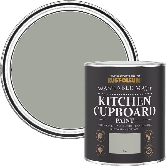 Rust-Oleum Kitchen Cupboard Paint - Aloe 750ml