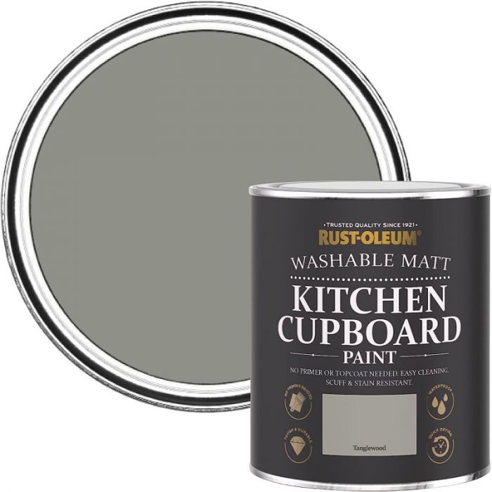 Rust-Oleum Matt Kitchen Cupboard Paint - Tanglewood 750ml