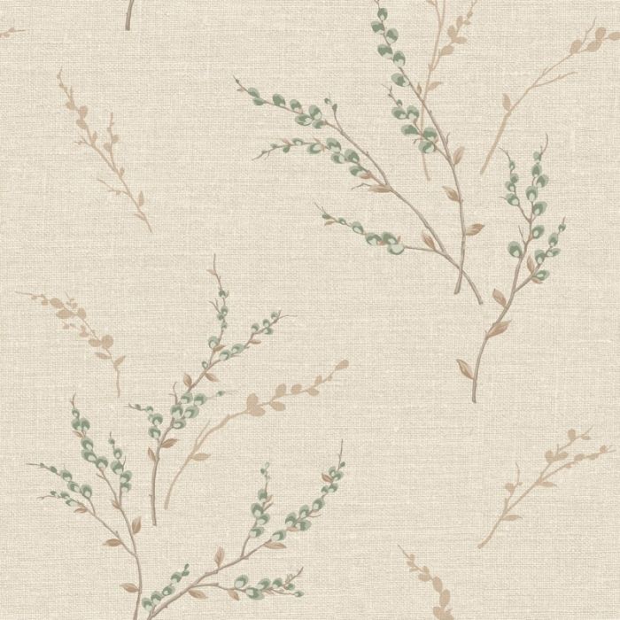 Carmella Tree Wallpaper - Green