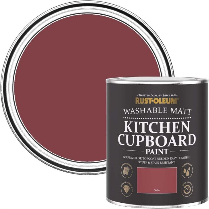 Rust-Oleum Matt Kitchen Cupboard Paint - Soho 750ml