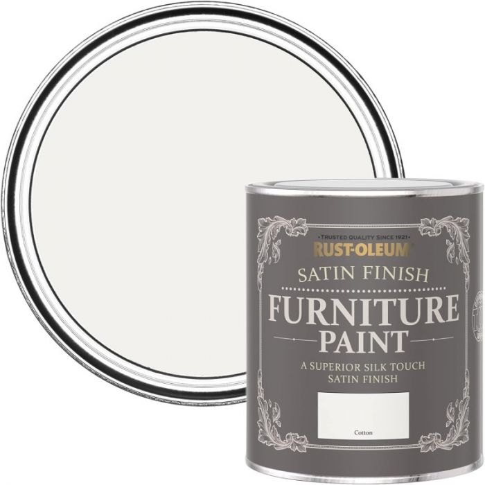 Rust-Oleum Satin Furniture Paint Cotton 750ml