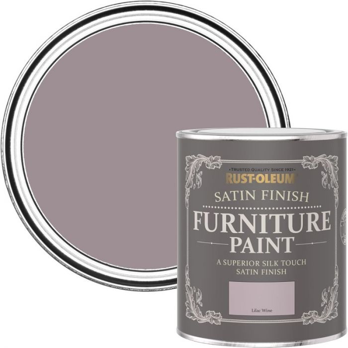 Rust-Oleum Satin Furniture Paint Lilac Wine 750ml