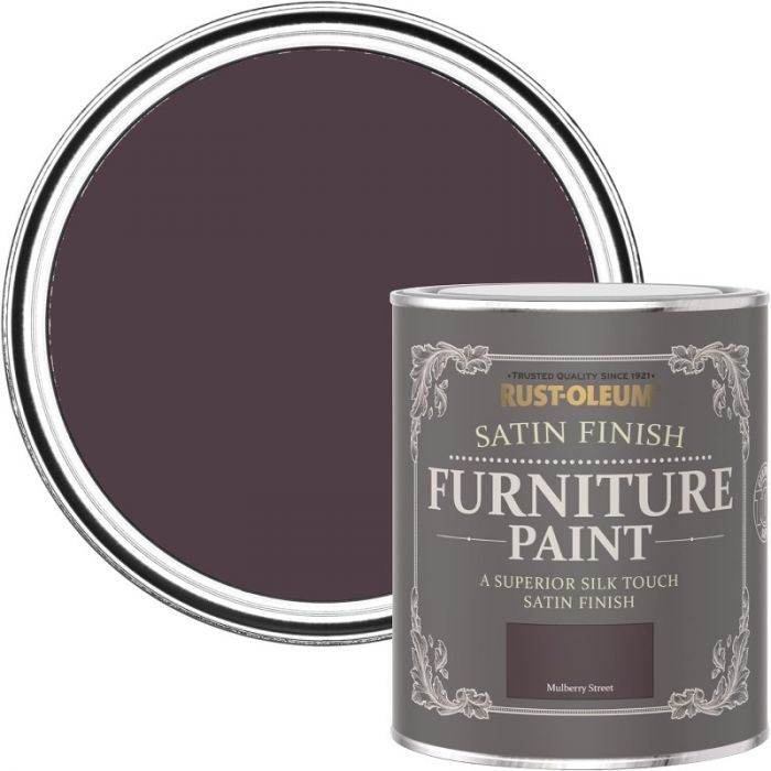 Rust-Oleum Satin Furniture Paint Mulberry Street 750ml