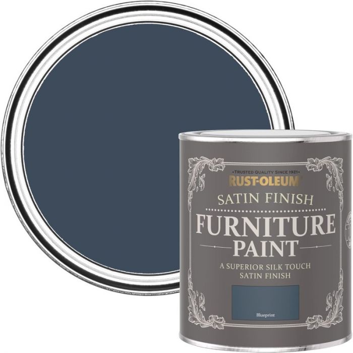 Rust-Oleum Satin Furniture Paint Blueprint 750ml