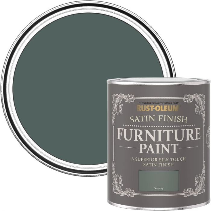 Rust-Oleum Satin Furniture Paint Serenity 750ml