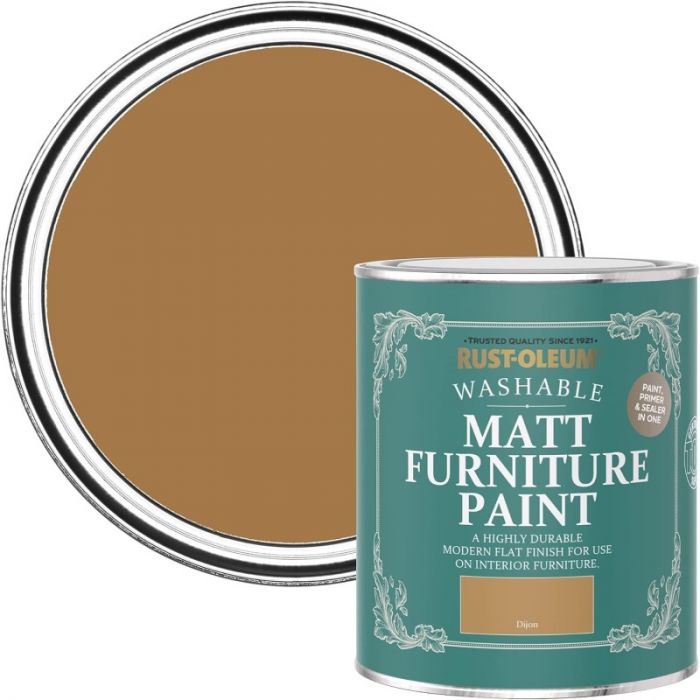 Rust-Oleum Matt Furniture Paint Dijon 750ml