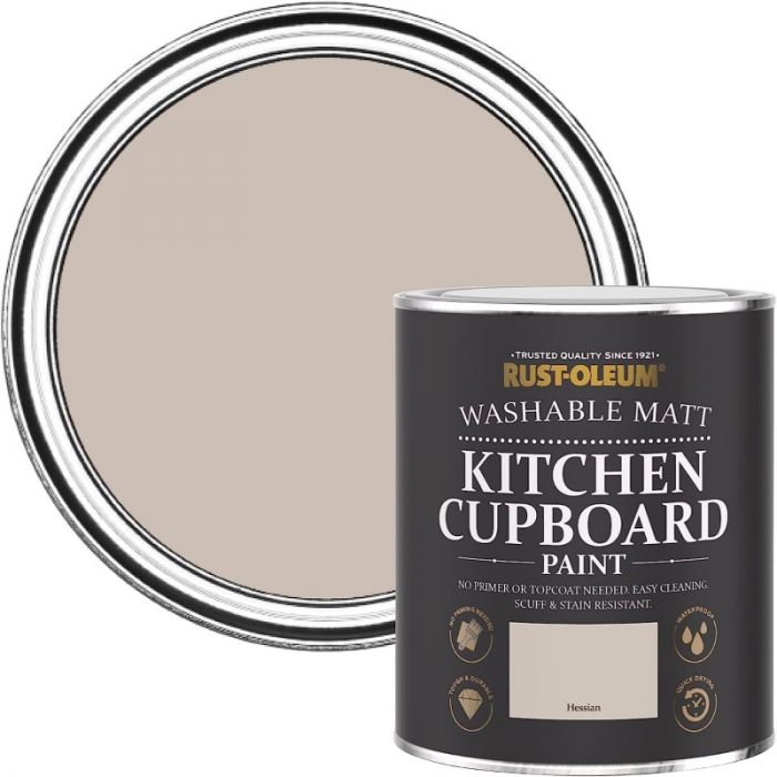Rust-Oleum Kitchen Cupboard Paint - Hessian 750ml