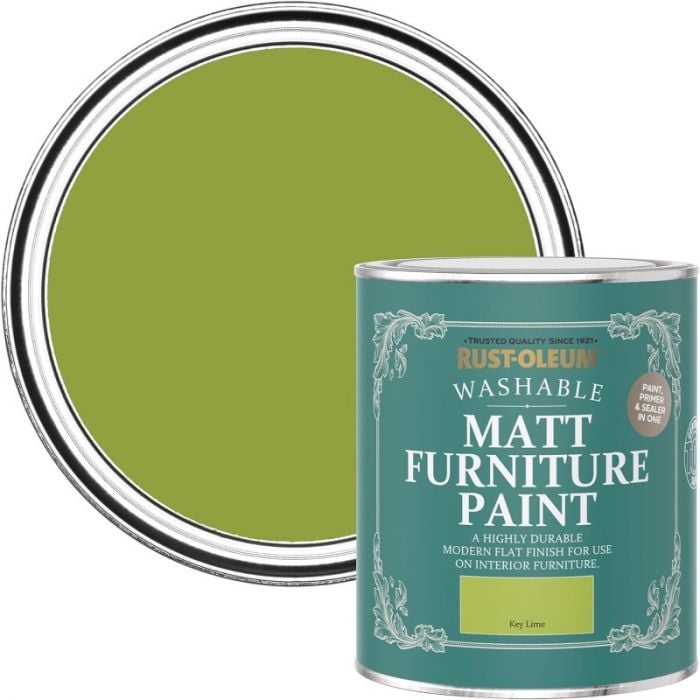 Rust-Oleum Matt Furniture Paint Key Lime 750ml