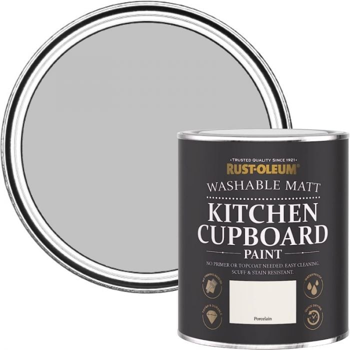 Rust-Oleum Matt Kitchen Cupboard Paint - Porcelain 750ml