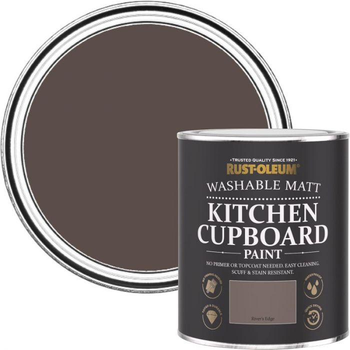 Rust-Oleum Matt Kitchen Cupboard Paint - River's Edge 750ml