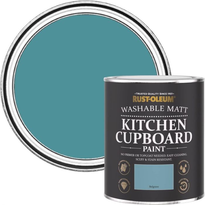 Rust-Oleum Matt Kitchen Cupboard Paint - Belgrave 750ml