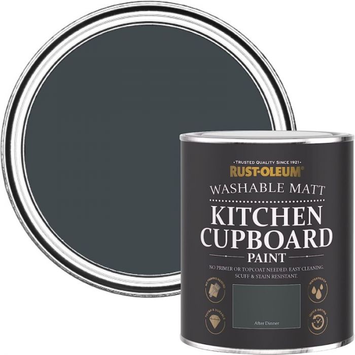 Rust-Oleum Matt Kitchen Cupboard Paint - After Dinner 750ml