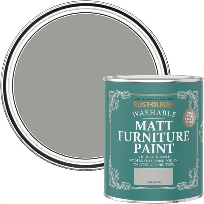 Rust-Oleum Matt Furniture Paint Chalk Green 750ml