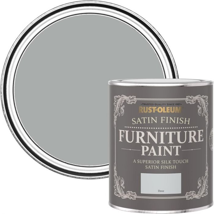 Rust-Oleum Satin Furniture Paint Dove 750ml