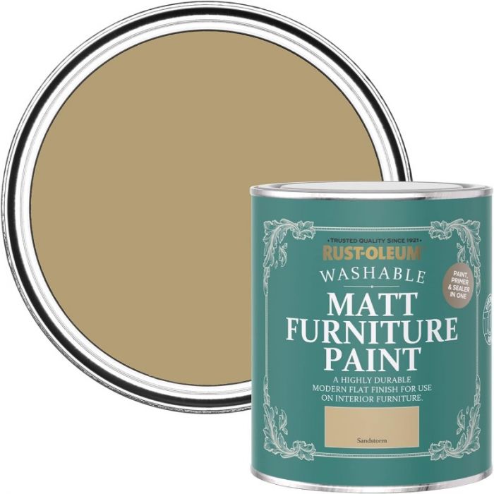 Rust-Oleum Matt Furniture Paint Sandstorm 750ml