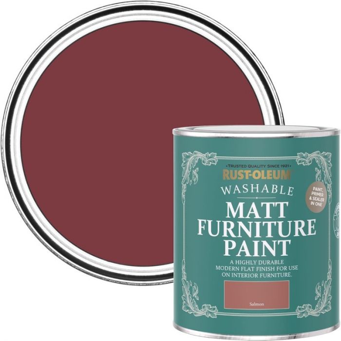 Rust-Oleum Matt Furniture Paint Salmon 750ml