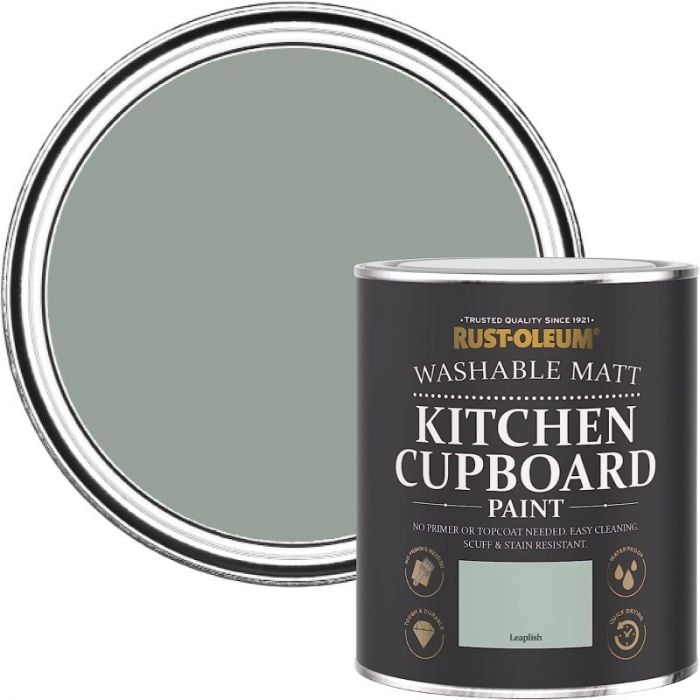 Rust-Oleum Matt Kitchen Cupboard Paint - Leaplish 750ml