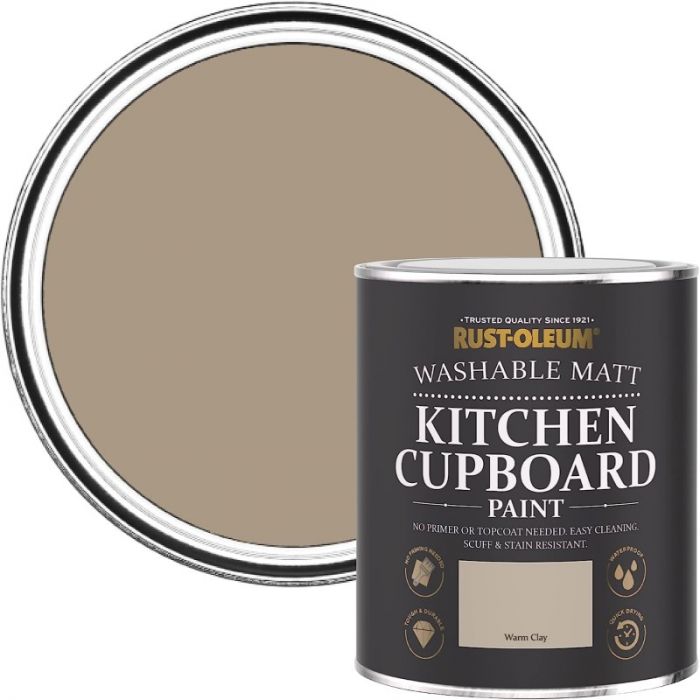 Rust-Oleum Matt Kitchen Cupboard Paint - Warm Clay 750ml