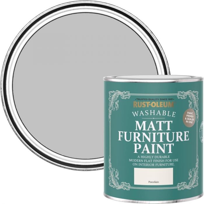 Rust-Oleum Matt Furniture Paint Porcelain 750ml