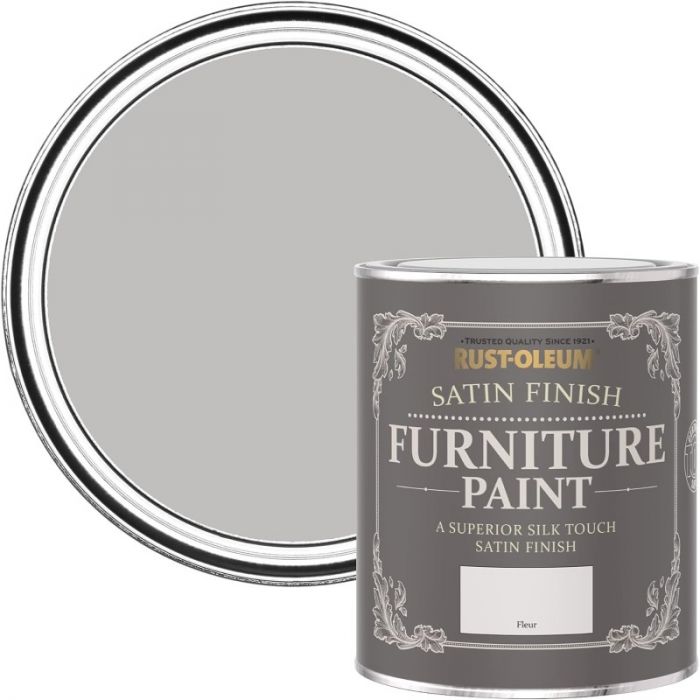 Rust-Oleum Satin Furniture Paint Flint 750ml