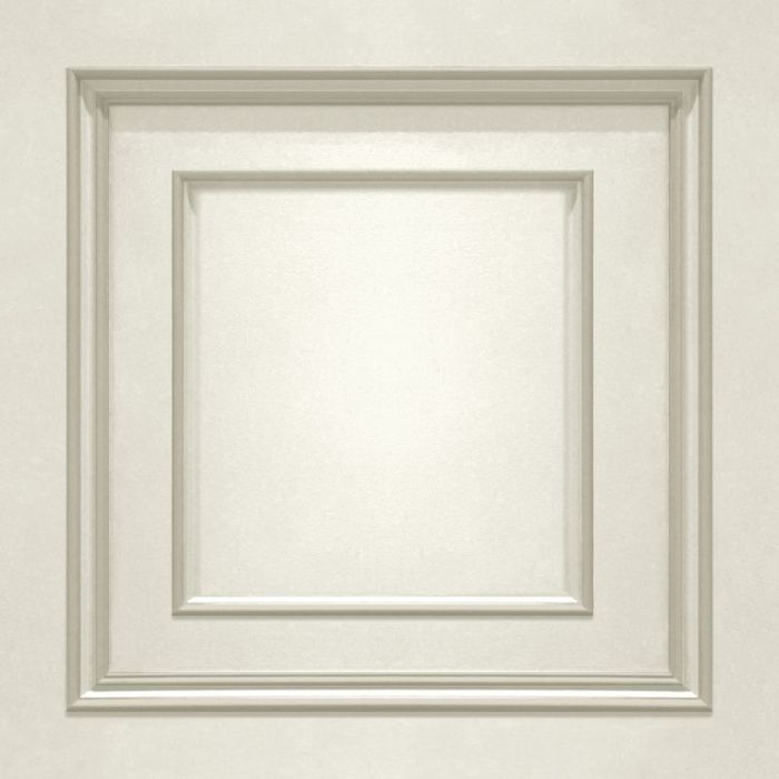 Amara Wood Panel Effect Wallpaper - Cream/Soft Gold