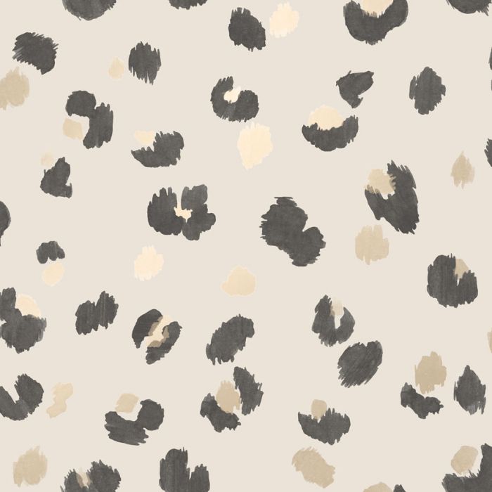 Amur Leopard Wallpaper Cream