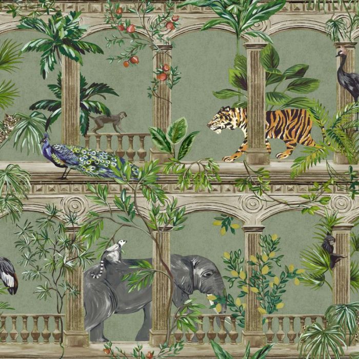 Petra Tropical Plant & Animal Wallpaper