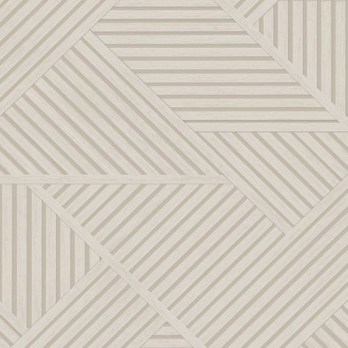 Elba Geometric Panelled Wallpaper Cream