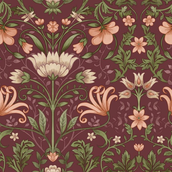 Emiliana Vintage Floral Wallpaper