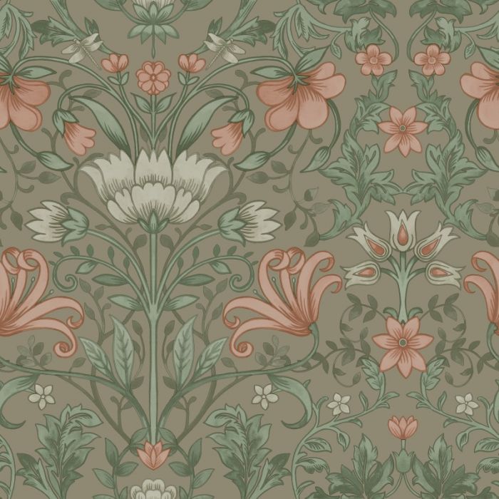 Emiliana Vintage Floral Wallpaper