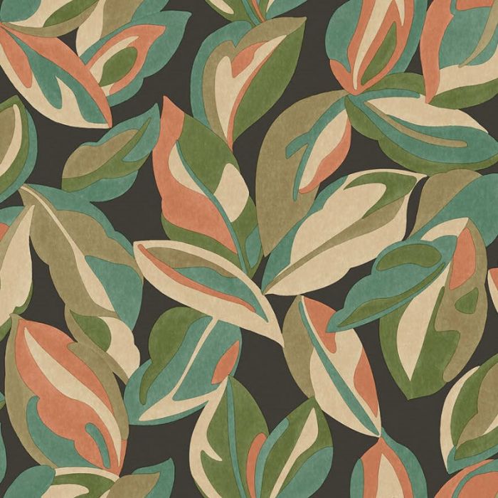 Nicolai Leaf Wallpaper