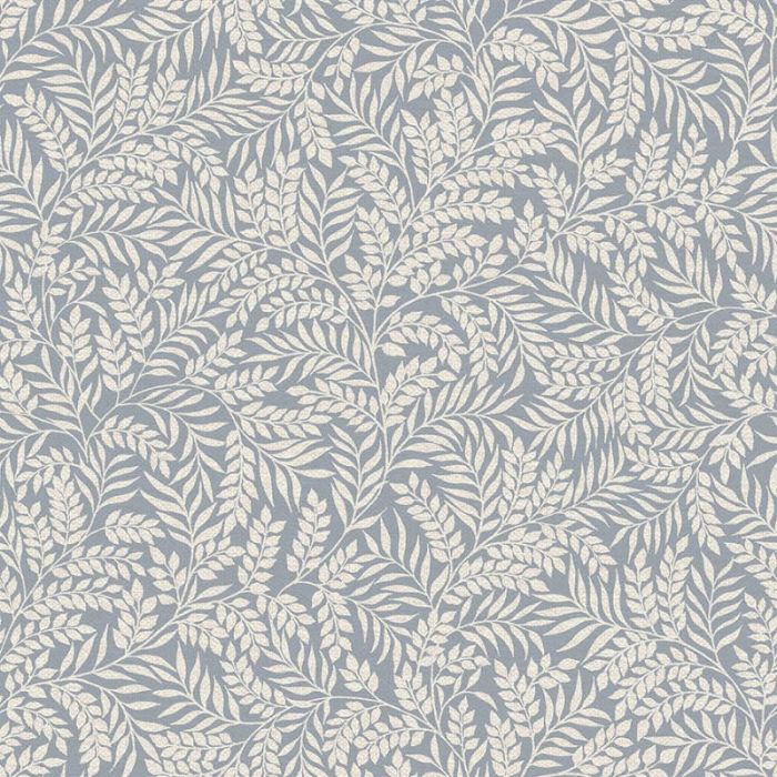Laurel Leaf Wallpaper - Blue
