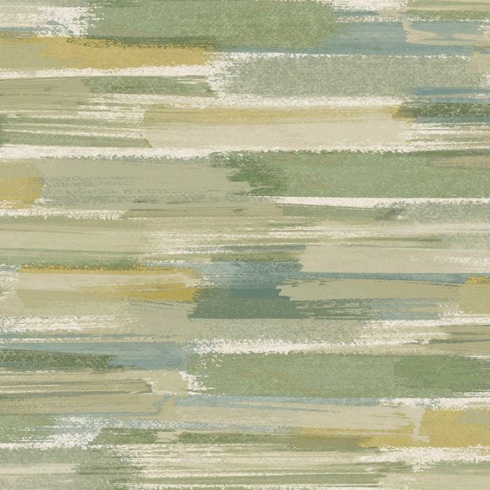 Sasso Brushmark Wallpaper - Green & Yellow