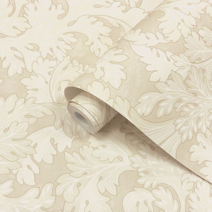 Forenza Leaf Wallpaper - Cream
