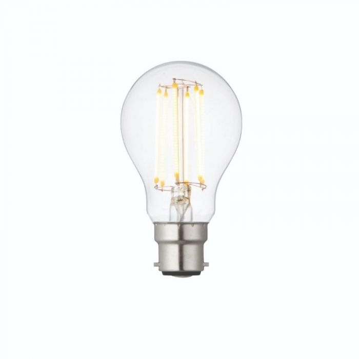 Pagazzi BC LED GLS Clear 7W Dimmable Light Bulb Warm White