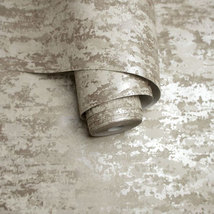 Enigma Industrial Bead Wallpaper Taupe