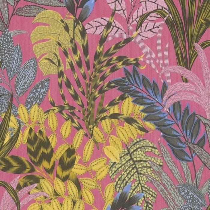 Nala Cape Town Tropical Wallpaper Pink
