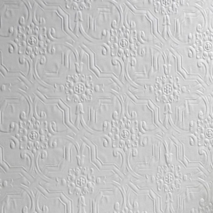 Anaglypta Original Berkeley Ornate Wallpaper White