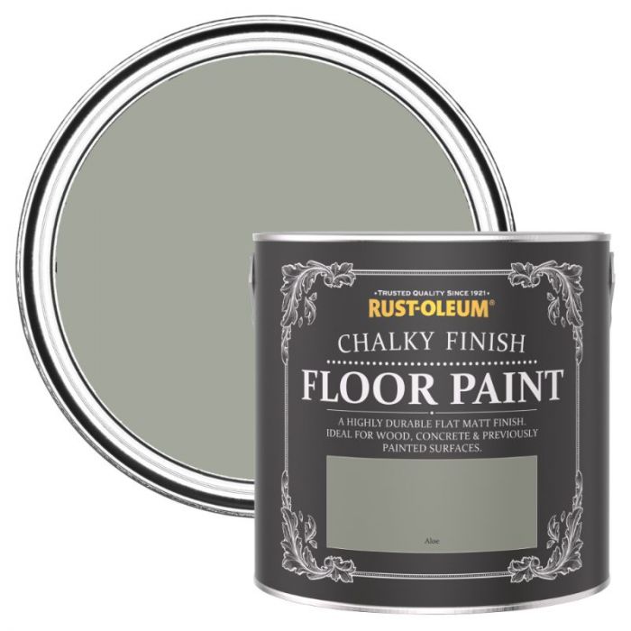 Rust-Oleum Chalky Finish Floor Paint Aloe 2.5L
