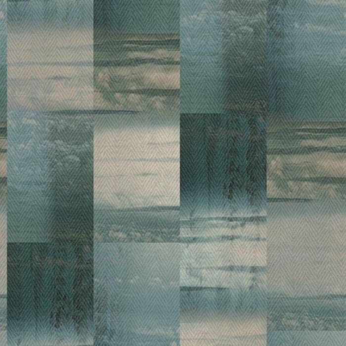 Aoraki Glass Bead Skyline Wallpaper - Blue