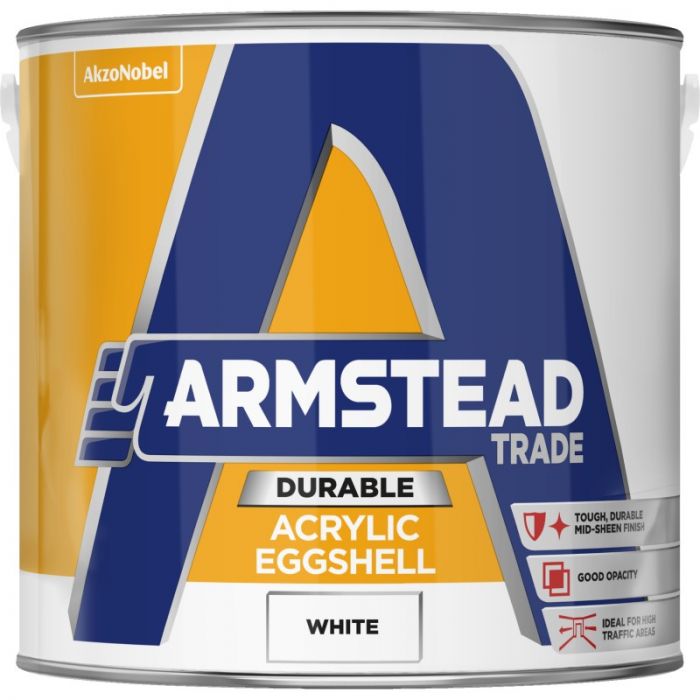 Armstead Trade Durable Acrylic Eggshell - White