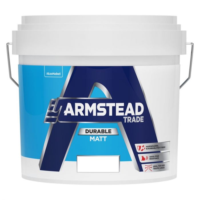 Armstead Trade Durable Matt Paint - Designer Colour Match Paint - Periwinkle - 10L
